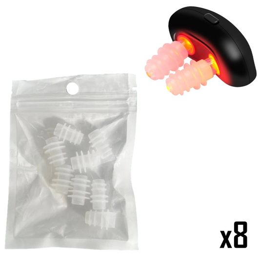 Embouts en Silicone RespiLux™ – Lot de 8 (Recharges)